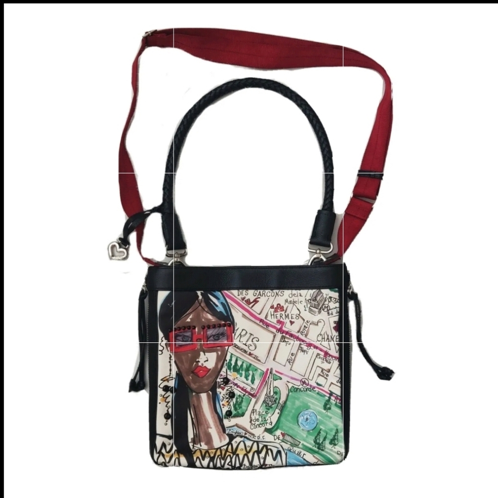 BRIGHTON Fashionista Ritz Uptown Girls Crossbody Handbag Retired